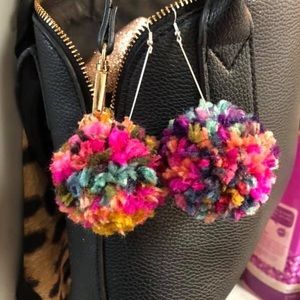 Pom Earrings